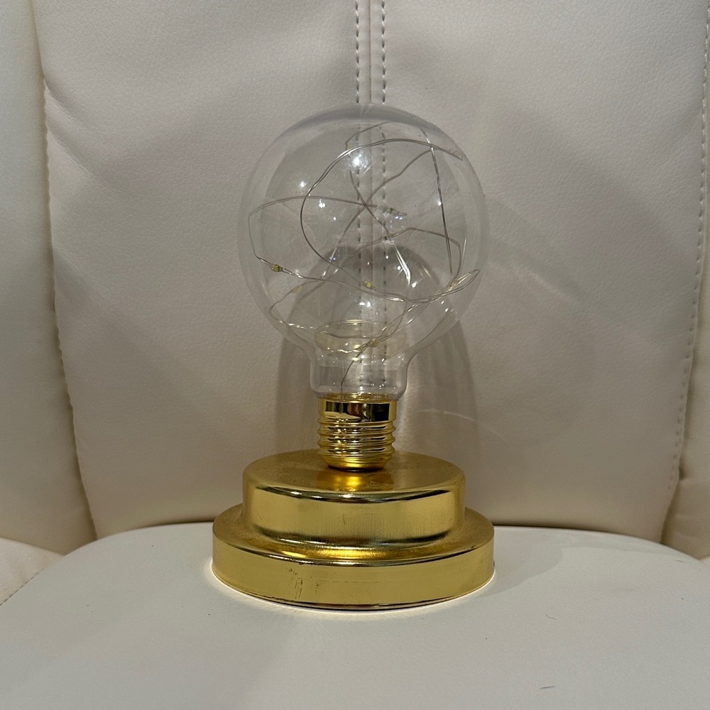Gold Base Decorative Light Bulb
